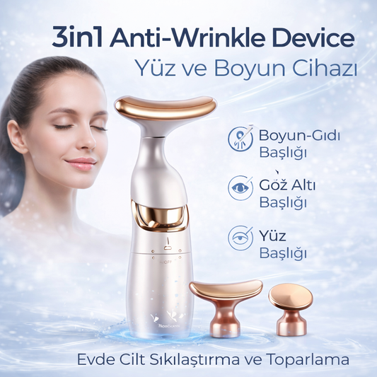 EMS Yüz Germe Cihazı (3 Başlıklı )