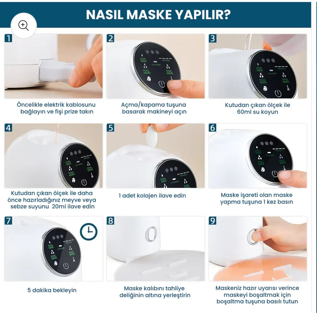 Kolejen Hızlı Yüz Maskesi Üretim Cihazı