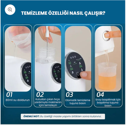 Kolejen Hızlı Yüz Maskesi Üretim Cihazı
