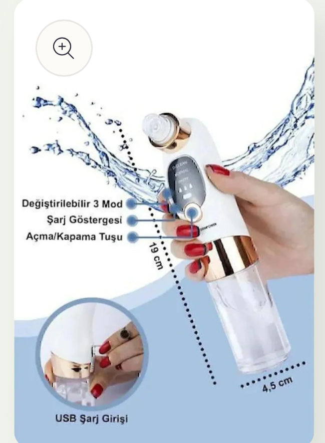 Yüz Vakum Temizleyici ( 0.8 W Ultra Güçlü Çekim Gücü )