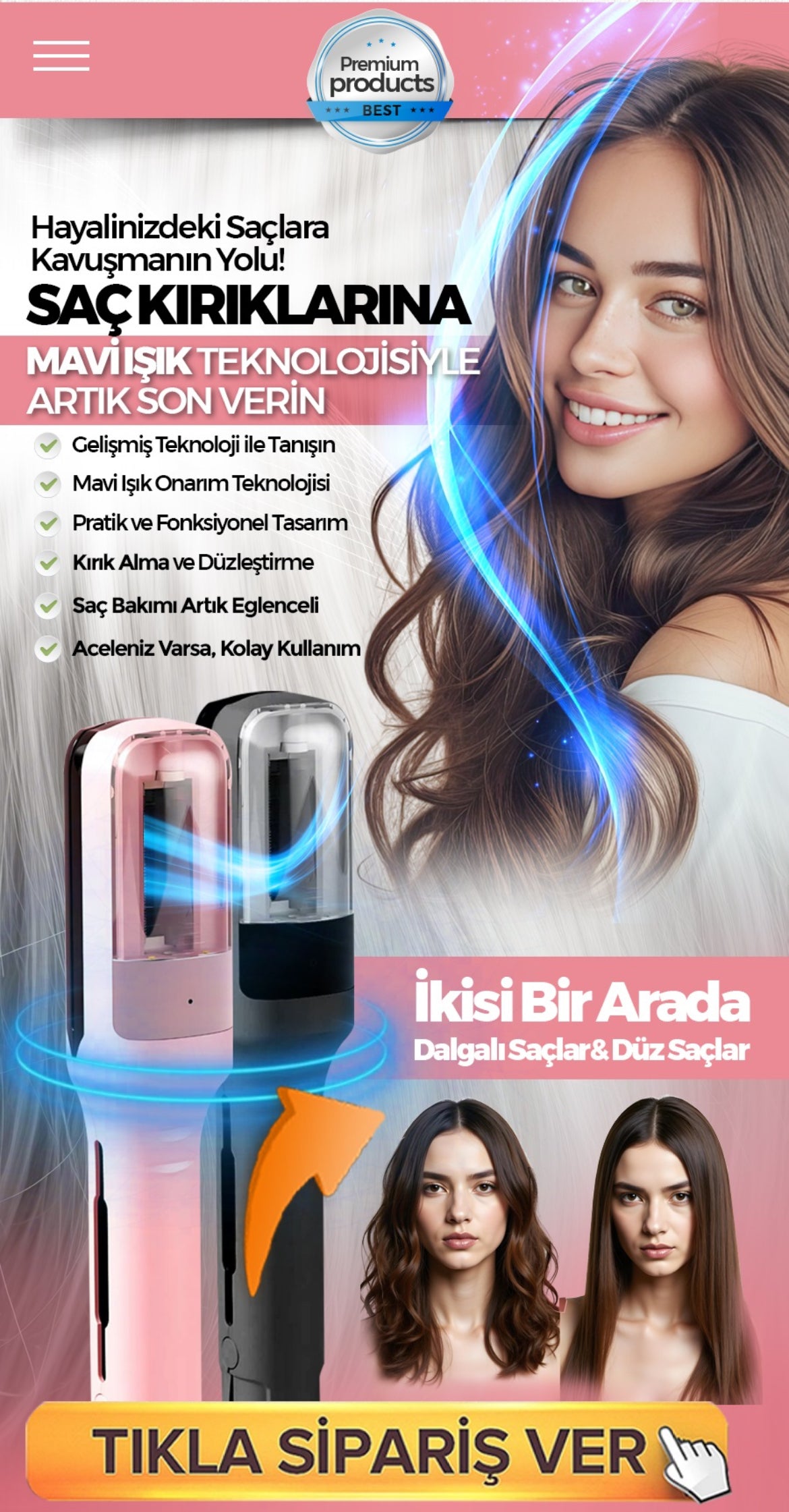 ✂️  Saç Kırık Alma Makinesi