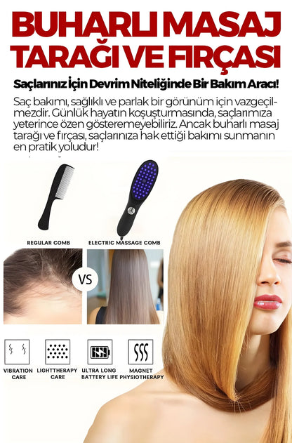 🔬✨ LED Işıklı Profesyonel Saç Bakım Kök Güçlendirme Cihazı